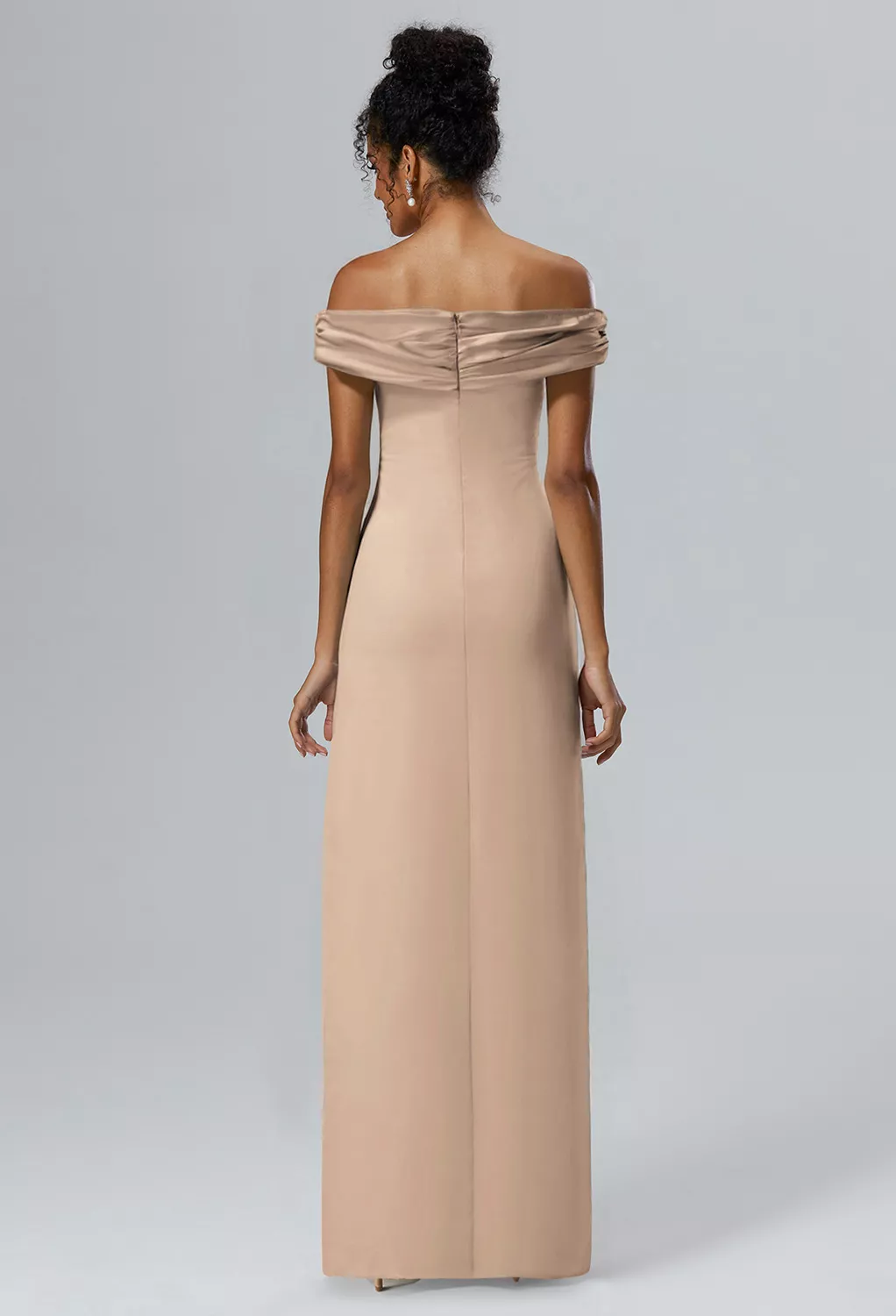 AW Meghan Taupe  Cocktail Wedding Guest Dresses